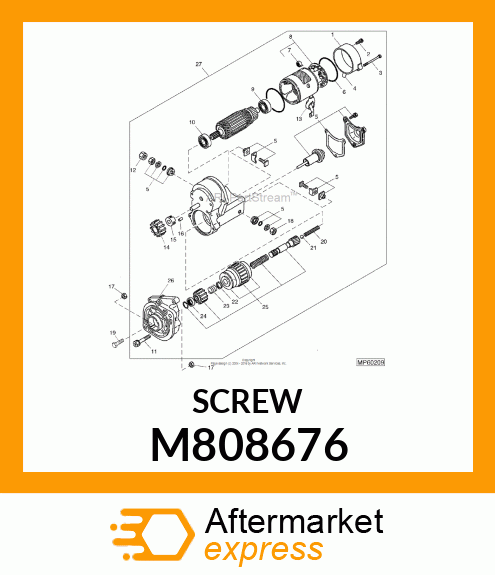 SCREW M808676