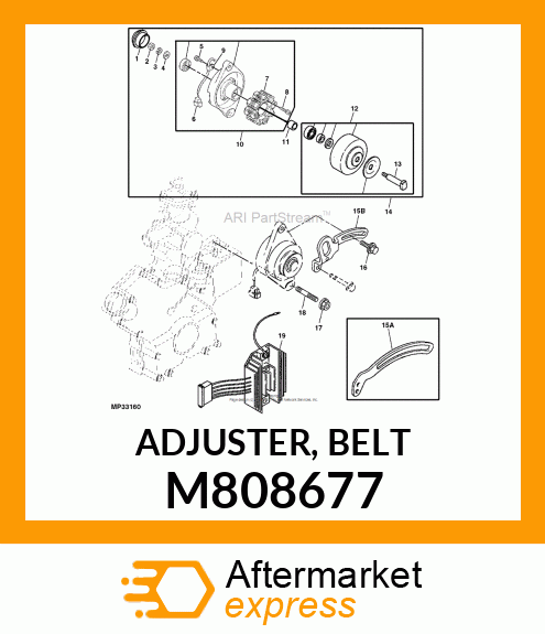 ADJUSTER, BELT M808677