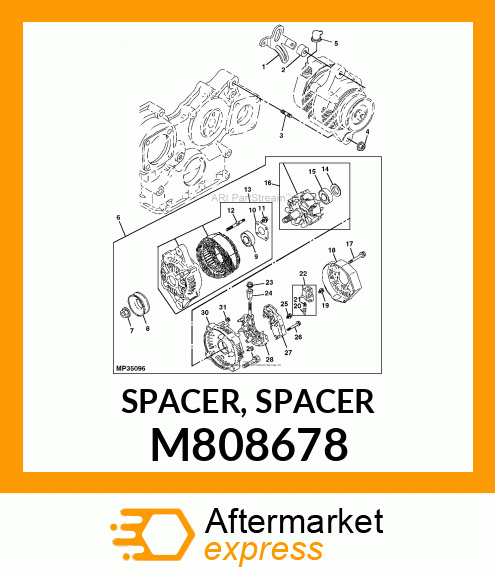 SPACER, SPACER M808678