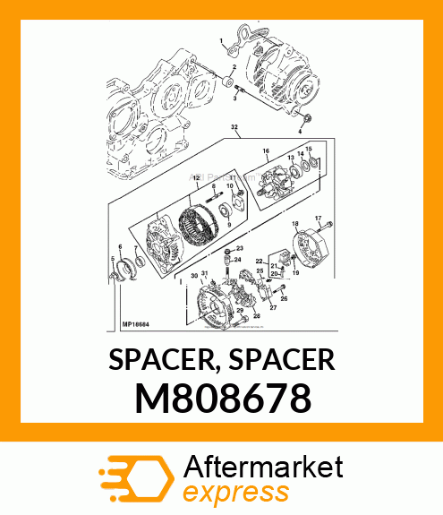 SPACER, SPACER M808678