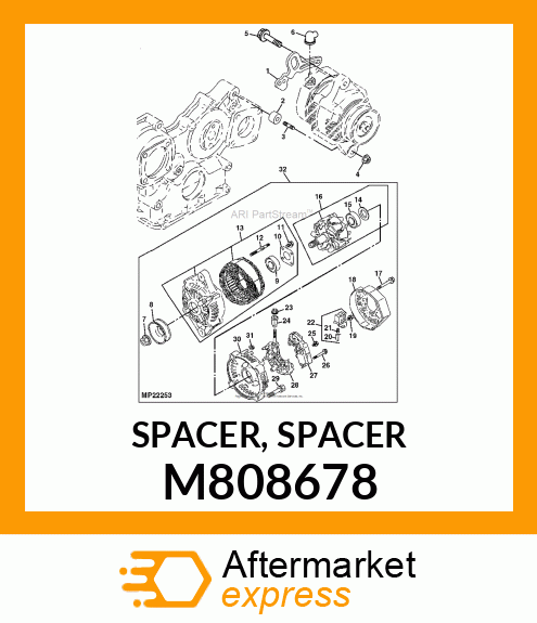 SPACER, SPACER M808678