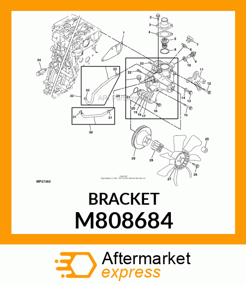 ADJUSTER, BELT M808684