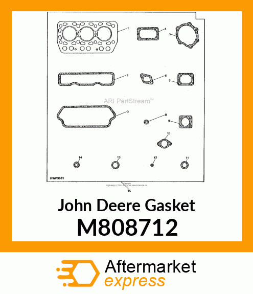 GASKET, CYLINDER HEAD M808712