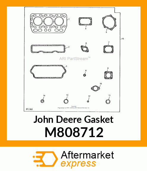 GASKET, CYLINDER HEAD M808712