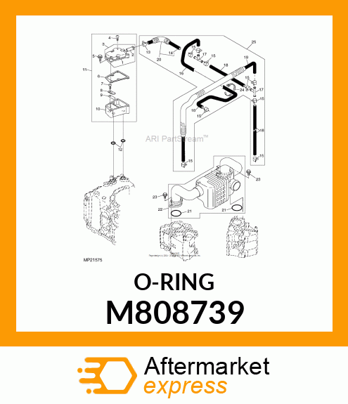 GASKET, INTAKE PIPE M808739