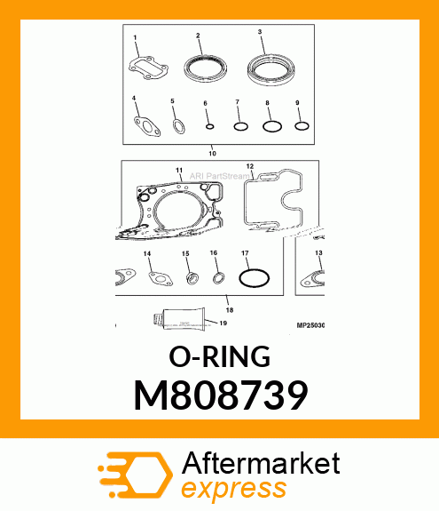 GASKET, INTAKE PIPE M808739