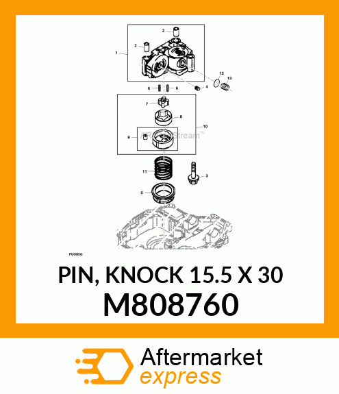 PIN, KNOCK 15.5 X 30 M808760