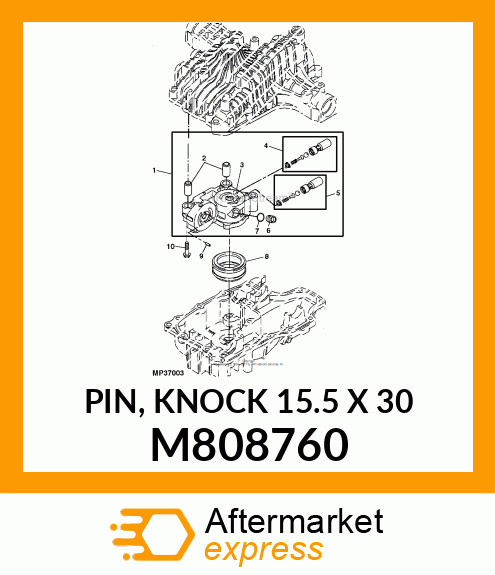 PIN, KNOCK 15.5 X 30 M808760