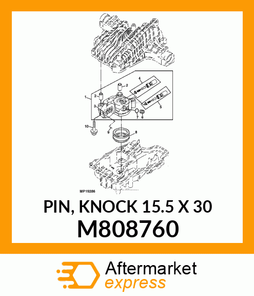 PIN, KNOCK 15.5 X 30 M808760