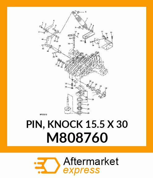 PIN, KNOCK 15.5 X 30 M808760