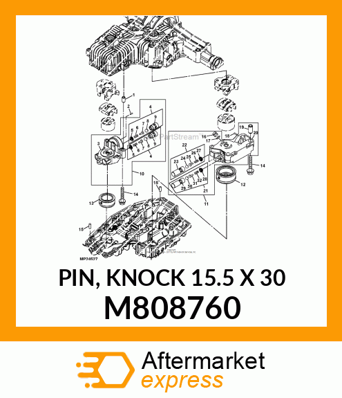 PIN, KNOCK 15.5 X 30 M808760