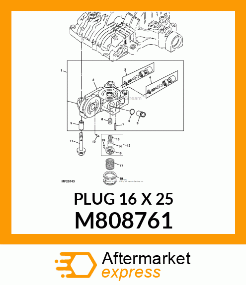 PLUG 16 X 25 M808761