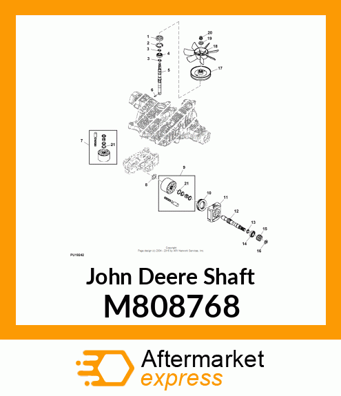 SHAFT (MOTOR) M808768