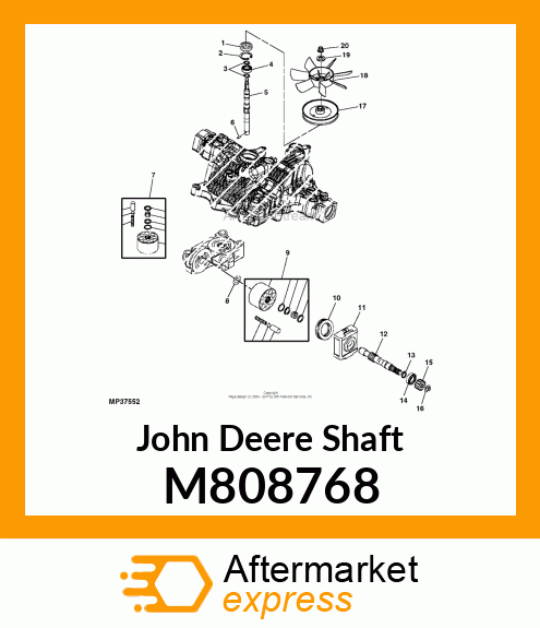 SHAFT (MOTOR) M808768