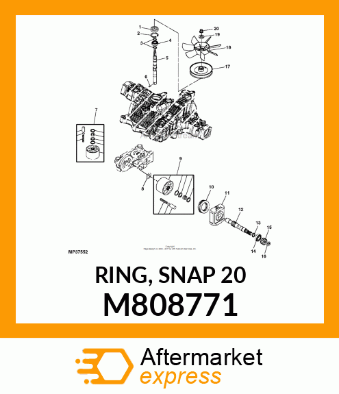 RING, SNAP 20 M808771