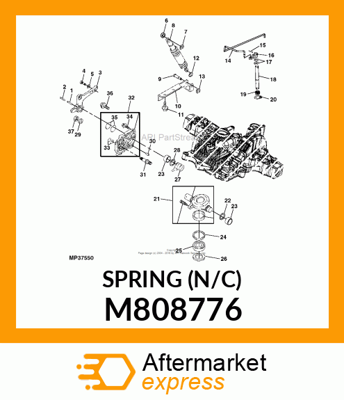 SPRING (N/C) M808776