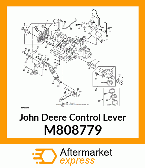 LEVER, CONTROL M808779