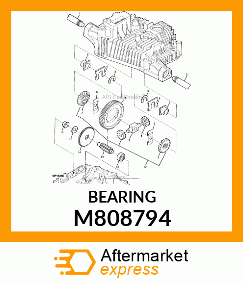 BEARING 6203SH2 M808794