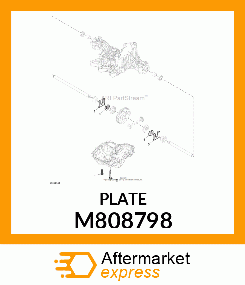 WASHER, THRUST M808798