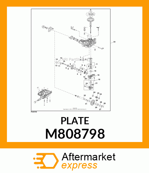 WASHER, THRUST M808798