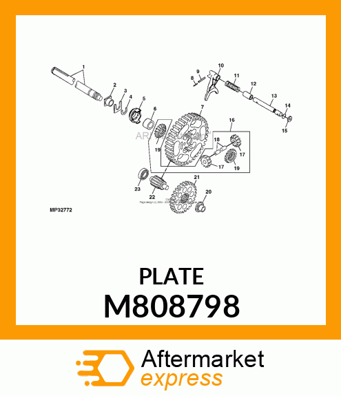 WASHER, THRUST M808798