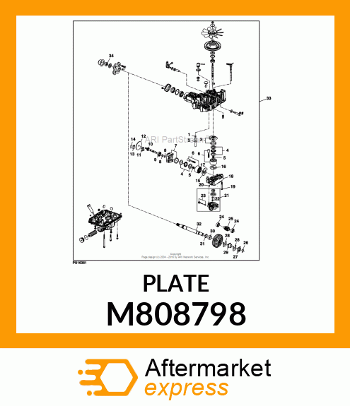 WASHER, THRUST M808798