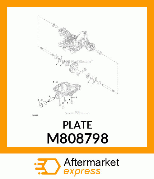 WASHER, THRUST M808798