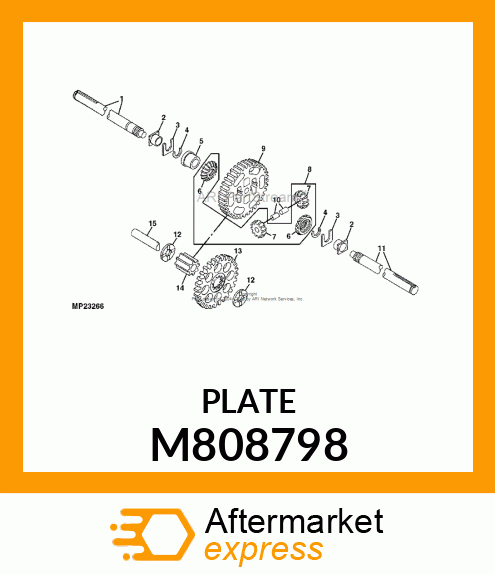 WASHER, THRUST M808798