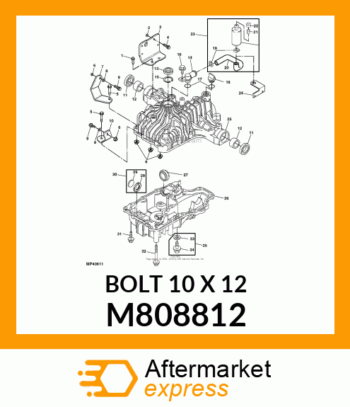 BOLT 10 X 12 M808812