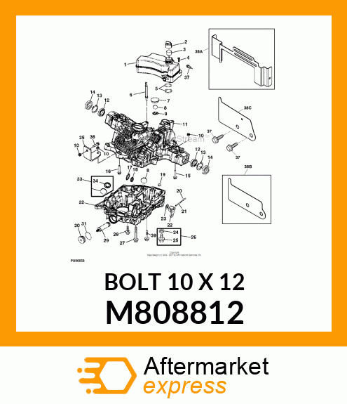 BOLT 10 X 12 M808812