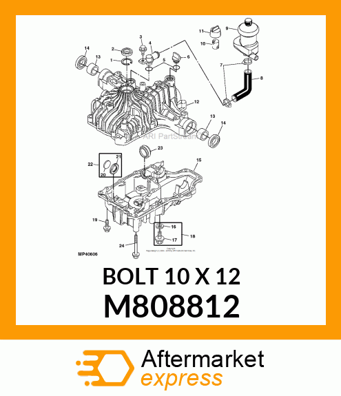 BOLT 10 X 12 M808812