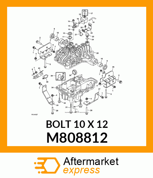 BOLT 10 X 12 M808812