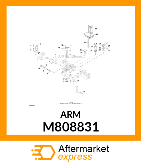 LEVER, BYPASS M808831