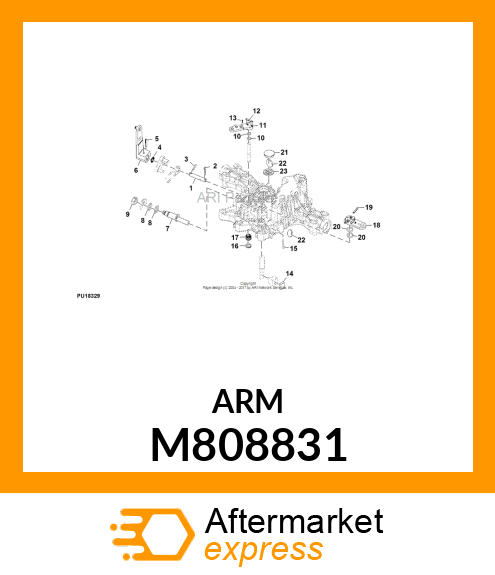 LEVER, BYPASS M808831