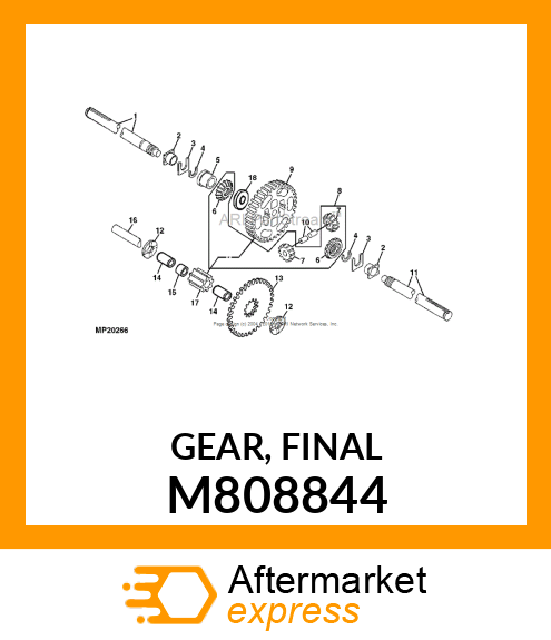 Gear M808844