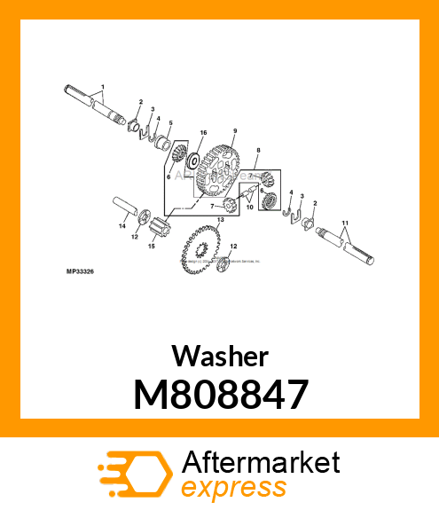 Washer M808847