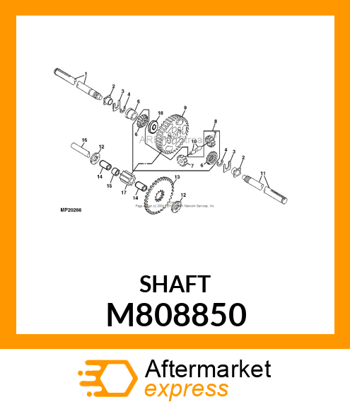 Shaft M808850