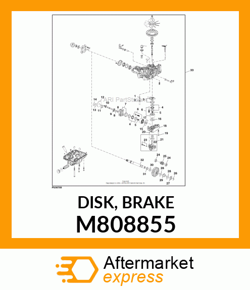 DISK, BRAKE M808855