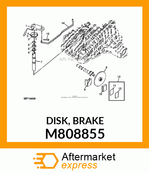 DISK, BRAKE M808855