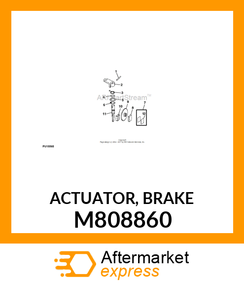 ACTUATOR, BRAKE M808860