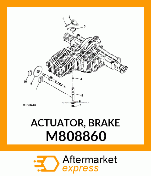 ACTUATOR, BRAKE M808860