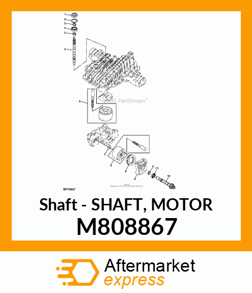 Shaft Motor M808867