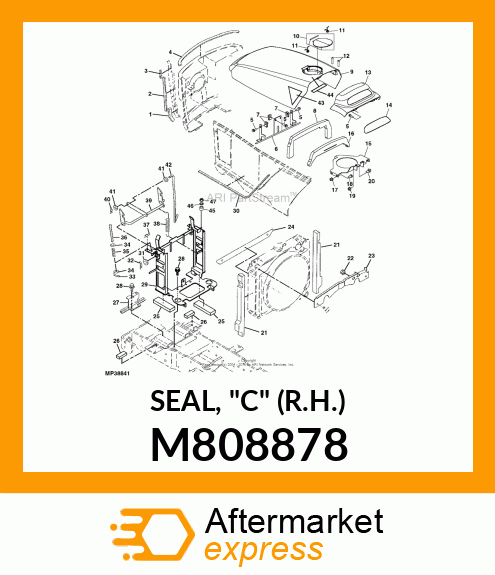 SEAL, "C" (R.H.) M808878