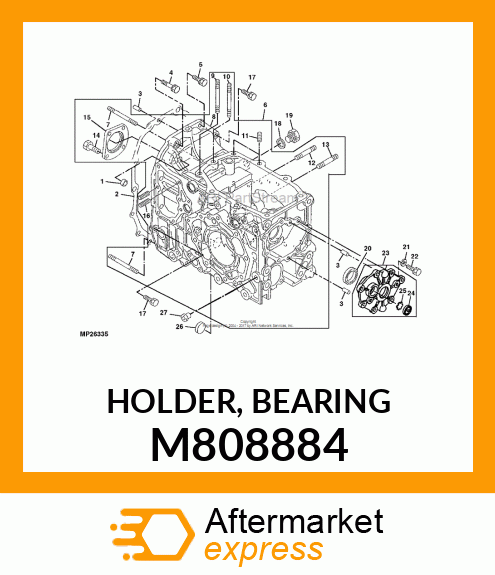 HOLDER, BEARING M808884