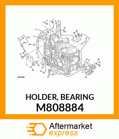 HOLDER, BEARING M808884