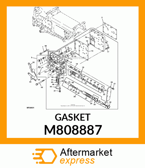GASKET, PR VALVE M808887