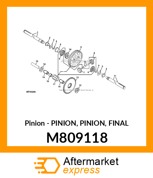 Pinion M809118