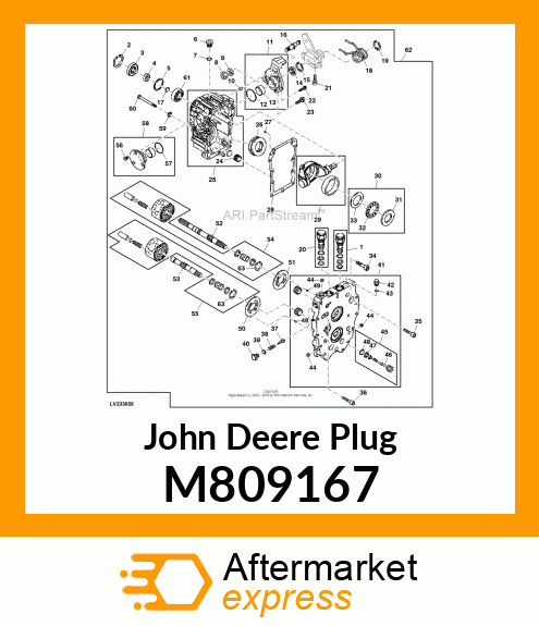 PLUG, PLUG, IMPLEMENT M809167