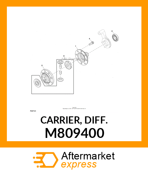 CARRIER, DIFF. M809400