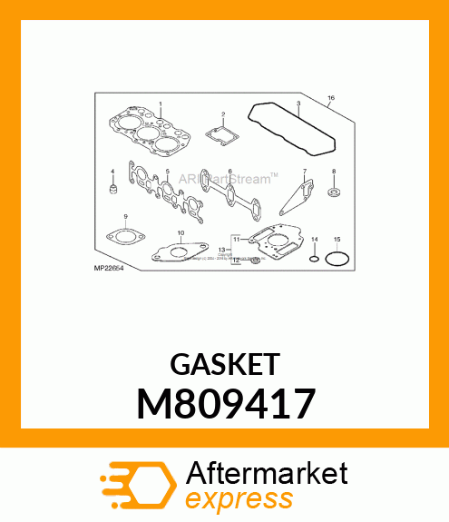 GASKET, BONNET M809417